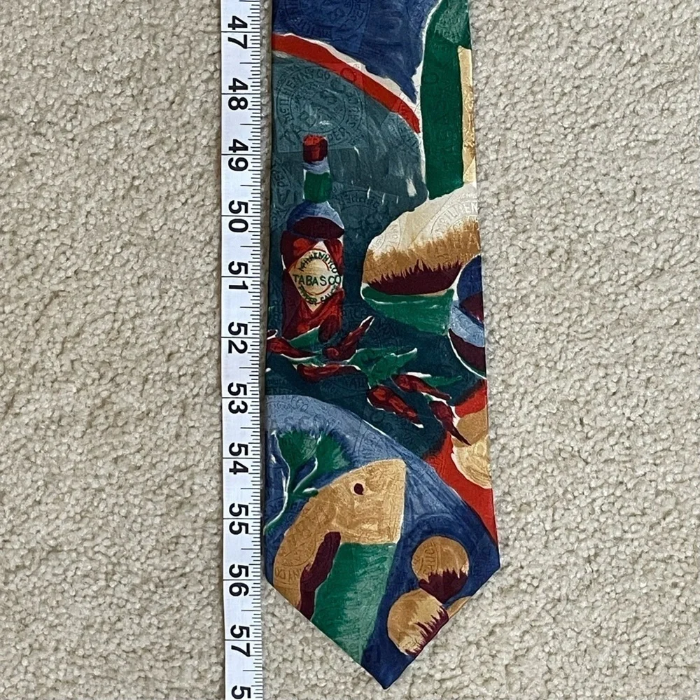 Tabasco Food & Drink Theme Men's Silk Neck Tie